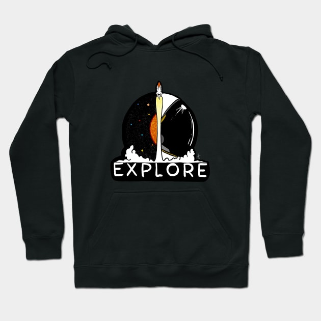 Explore Hoodie by randamuART